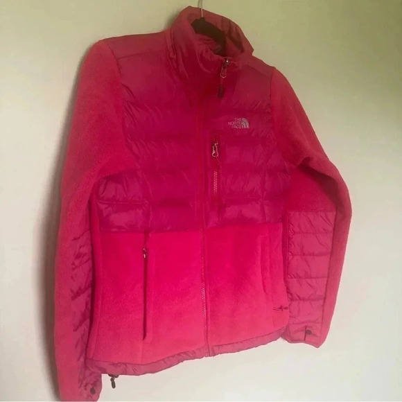 The North Face pink down  Denali jacket - Picture 2 of 8